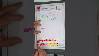 - Yüklü Iyonun Lewis Yapısı