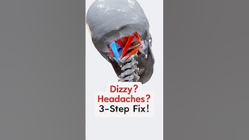 Dizziness or Headaches that won’t go away? Try these 3 STEPS to fix it! #headacherelief #dizzy