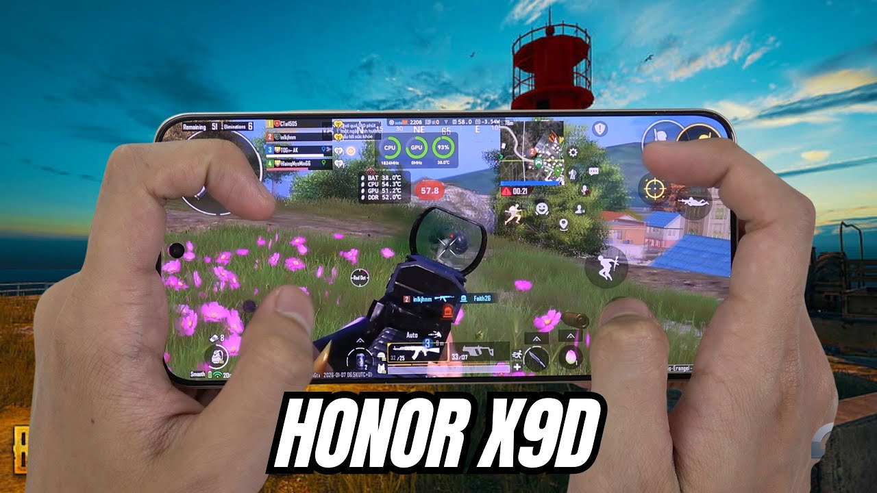 HONOR X9D Test Game PUBG Mobile | Snapdragon 6 Gen 4