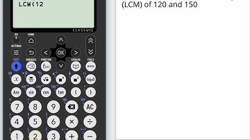 LCM on Casio Classwiz fx 83GT
