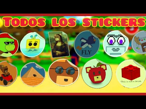 TE ENSEÑO A CONSEGUIR TODOS LOS STICKERS [EN UN SOLO VIDEO] - (⭐Super Bear Adventure⭐)