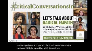 #CriticalConversationsInLIS about Radical Empathy
