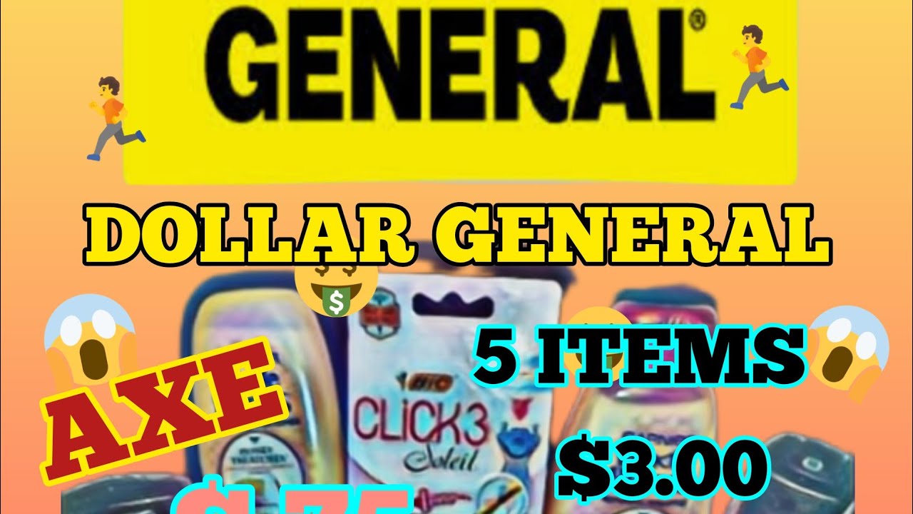 9 🔥 🏃DEALS AT DOLLAR GENERAL 🔥🏃FREE AXE 😱3 FOR 5