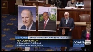 Rep. Larson Recognizes American Heroes Sam Johnson and John Lewis