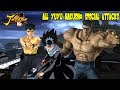 J-Stars Victory VS - All Yu Yu Hakusho Special &amp; Victory Burst Attacks (Yusuke, Hiei, Toguro)