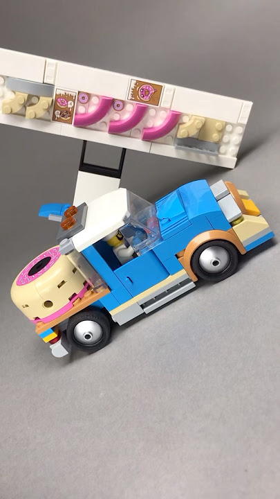 Big Donut Delivery LEGO car moc ⚠️🍩 City #60452 alternate model! #donuts #legocity