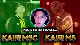 Why Kairi MSC is better than Kairi M5 according to Mirko