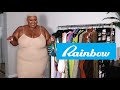 GETTING READY FOR SPRING!! // RAINBOW TRY ON HAUL // PLUS SIZE & CURVY // 3X