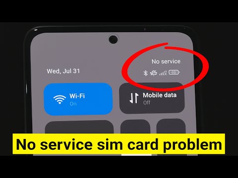 Fix “No Service”