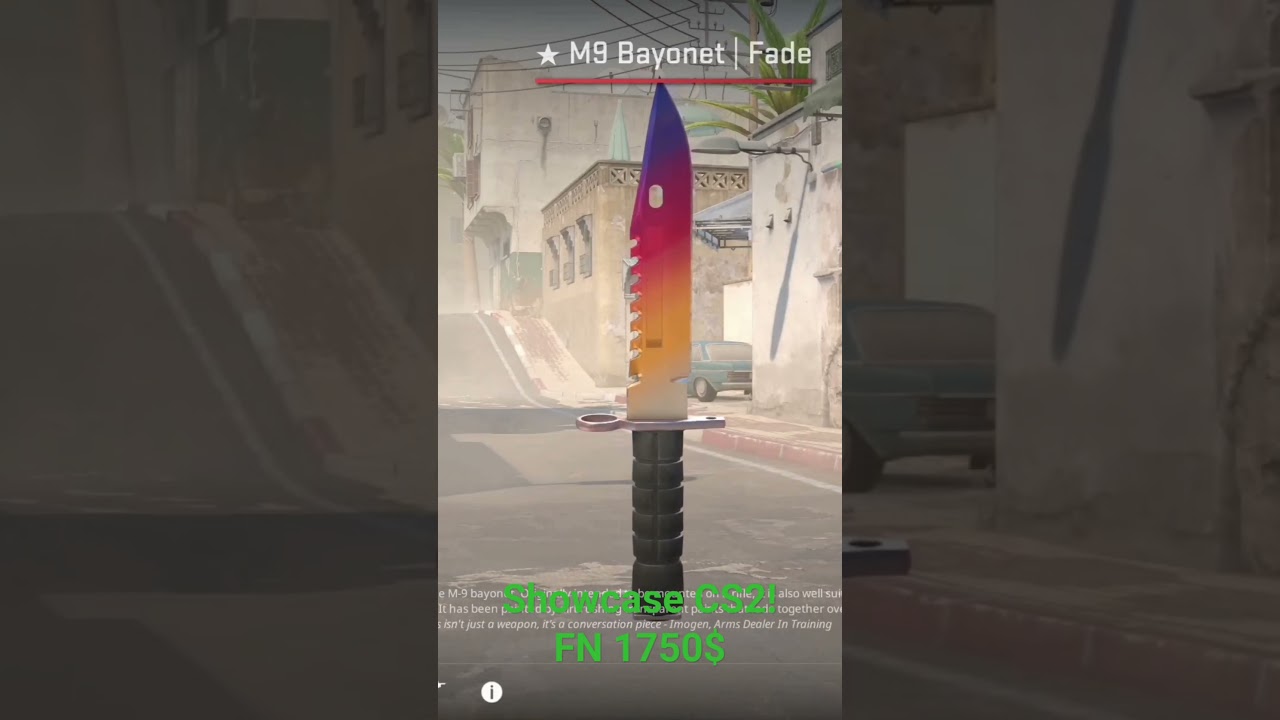 M9 Bayonet | Fade in Counter Strike 2 🔫🔥
