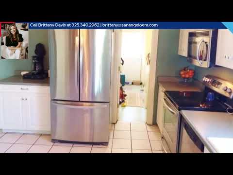1111 Austin St, San Angelo, TX home video tour
