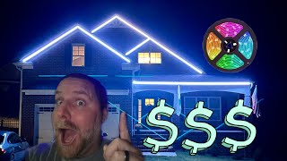 How to install Permanent Holiday Lighting on your house PLUS cost breakdown!