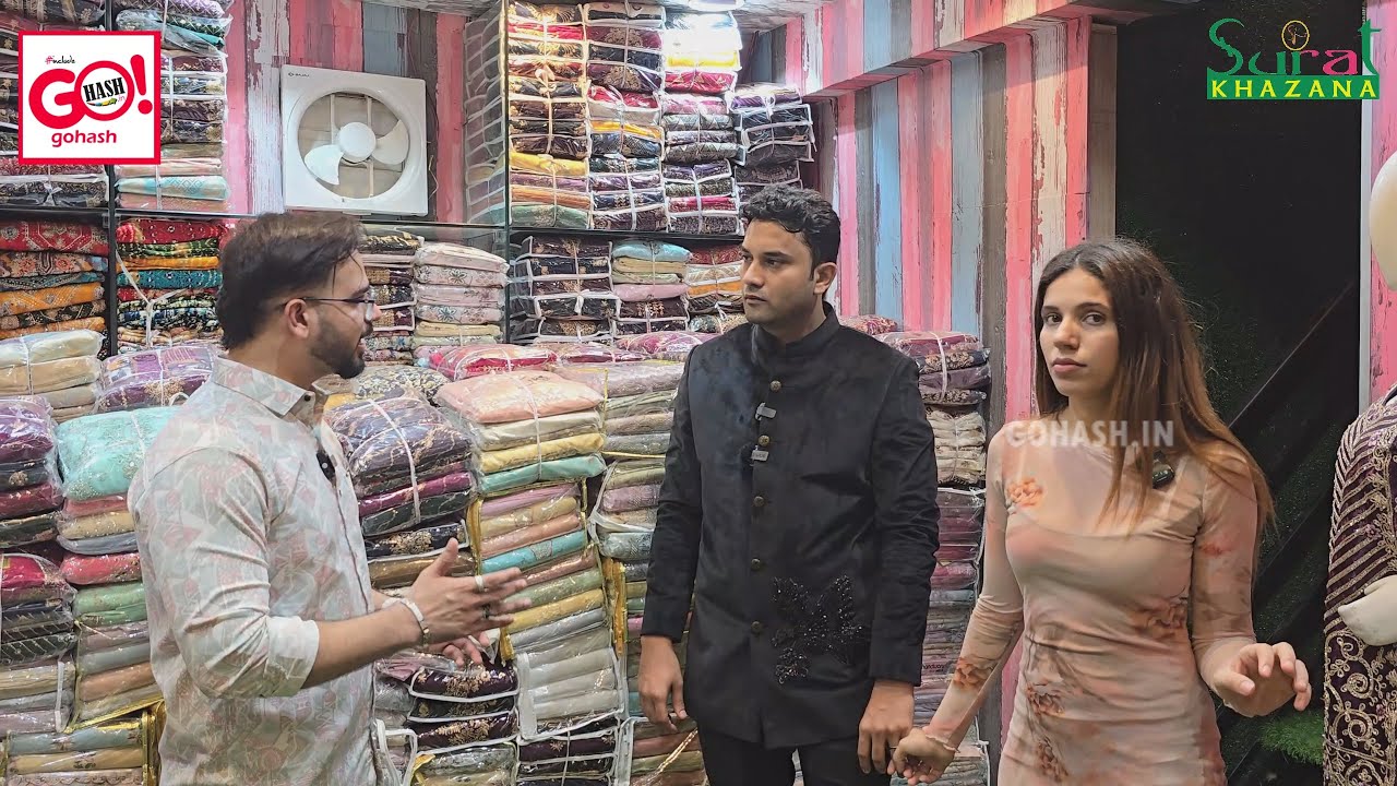 DIVE INTO FASHION MAGIC WITH ACHANAK BHAYANAK COUPLE & SALEEM PHEKU AT SURAT KHAZANA!