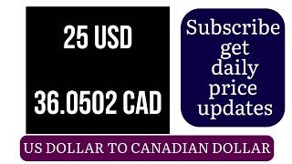 Us Dollar to Canadian Dollar Foreign Currency Exchange Rates Today 14 March 2025 CAD to USD