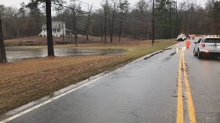 Flooding briefly closes Corley Mill Road near Irmo