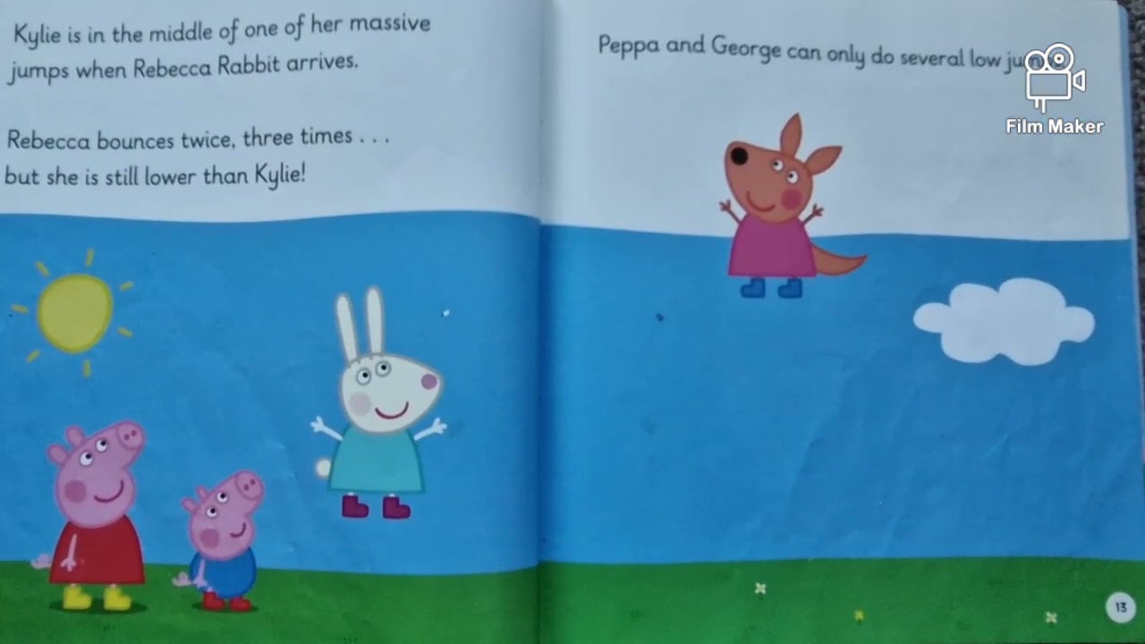 Peppa pig bouncy Kylie kangaroo adapted by Becca Heddle
