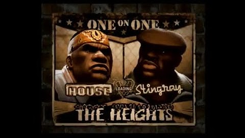 DEF JAM FFNY-1 ON 1 (REQUEST): HOUSE VS  STINGRAY