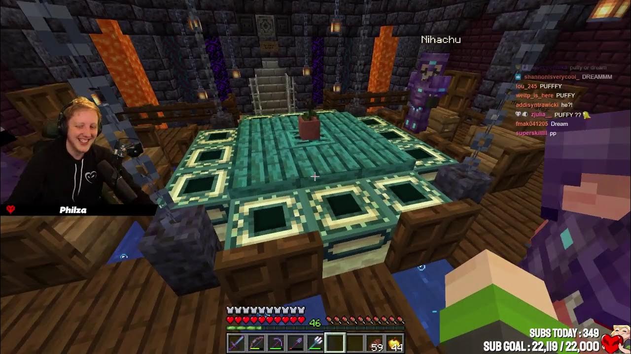 Ranboo and Niki VISITS Techno and Philza's SYNDICATE ROOM (Dream SMP
