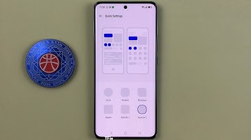 Change the quick function icon style in the notification drawer on OPPO Reno10 5G Android 13