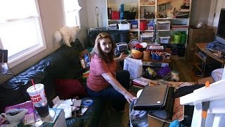 Woman Accused Of Being A Hoarder Gives Tour Of Her House