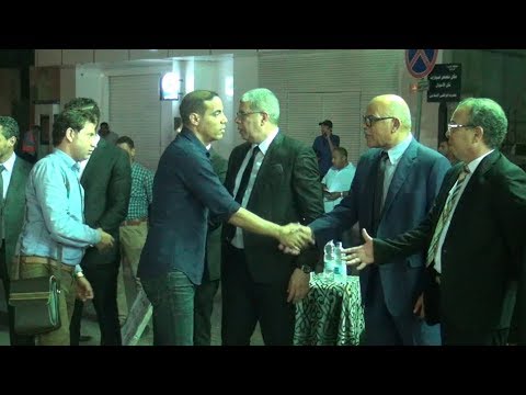 نجوم الكرة والإعلام الرياضي في عزاء والد زوجة شوبير