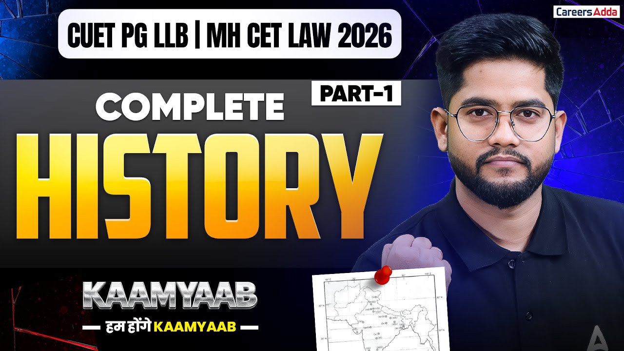 CUET PG LLB And MH CET LAW 2026 Gk/GS | GK/GS Complete History Part 1 ...