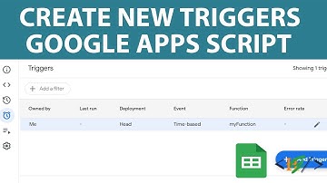 How to Create Trigger in Apps Script | Triggers