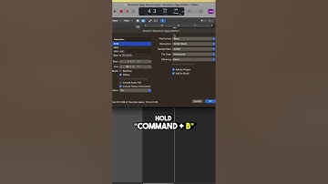 How to Bounce Tracks in Logic Pro