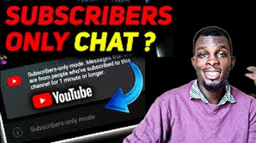 how to Turn on subscribers only mode
