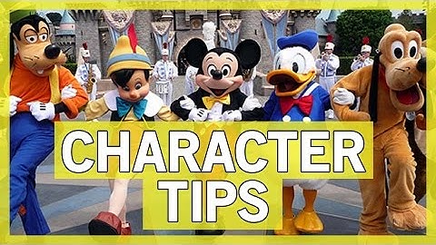 Disney Character Interaction Tips