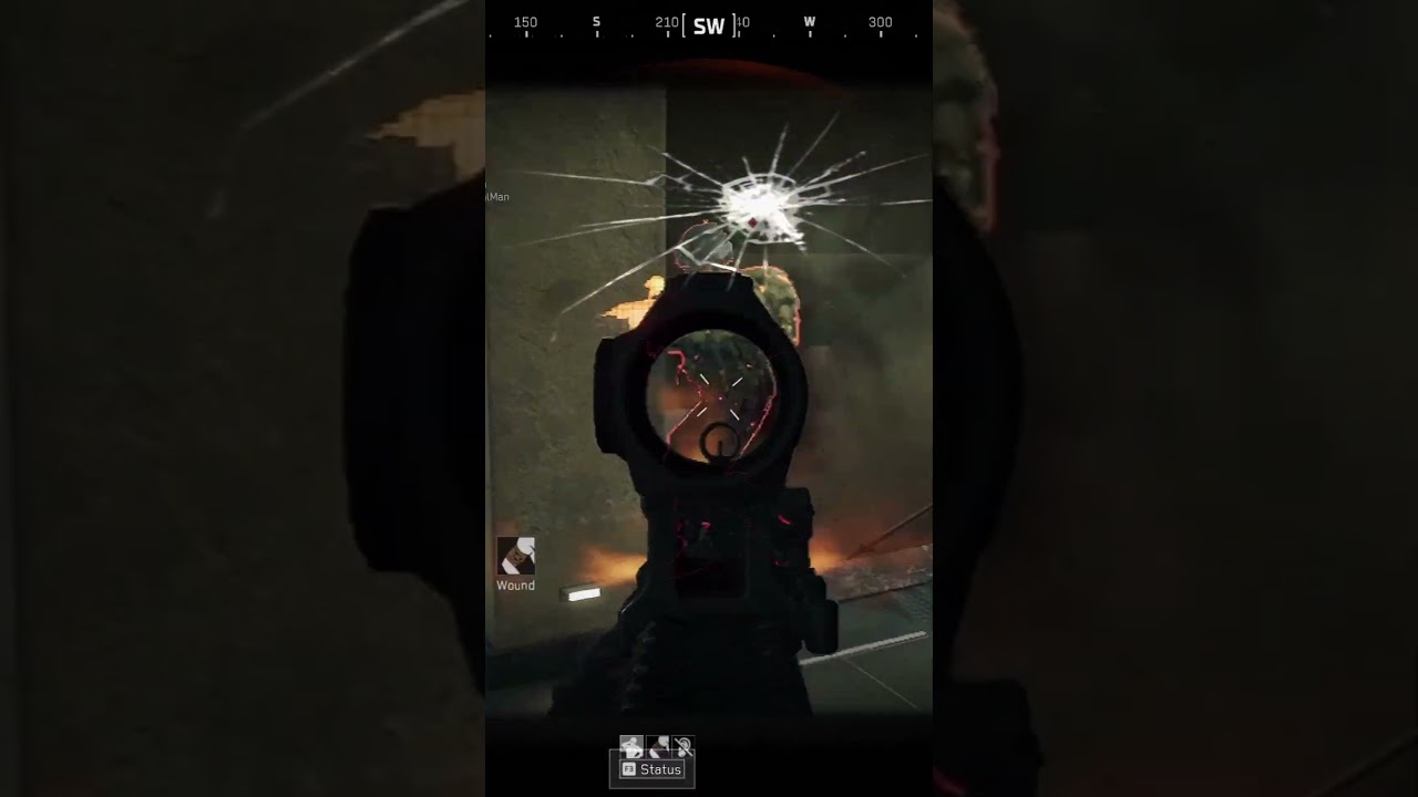 Stair jump-scare → instant beam.