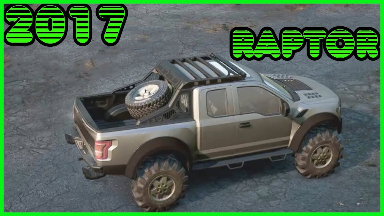 SnowRunner : 2017 Ford Raptor test run in proving grounds summer map.