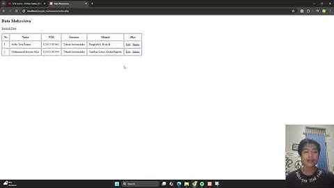 Membuat Aplikasi CRUD Data Mahasiswa Menggunakan PHP & MySQL | Demo Program