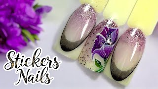 : Stickers Nails | Spring Nail Art | Step by step