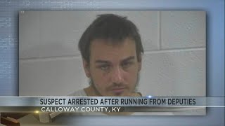 Suspect arrested after running from deputies
