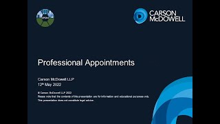Information Professional Appointments News