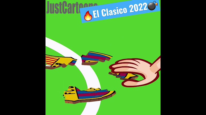 El Clasico 2022🔥💣 #justcartoons #elclasico #barcelona #realmadrid #laliga #lewandowski #parody