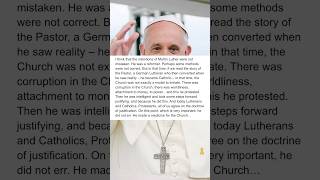 (Pre Conversion) The Pope Agrees- Protestants Got It Right! #catholic #protestant #apologetics