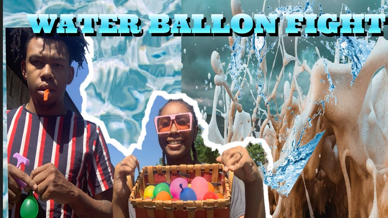 WATER BALLON FIGHT(GONE WRONG)😱💦 - YouTube