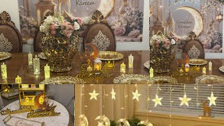 Ramadan Mubarak 🌙Ramadan Decoration | Temu finds for Ramadan | iftar table decor ideas
