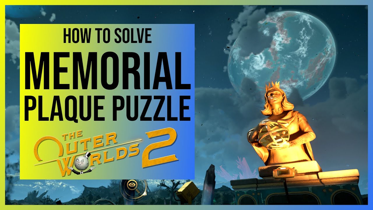 The Outer Worlds 2: Memorial Plaque Puzzle Solution on Golden Ridge