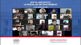 MARTES DEMOCRÁTICO: LA NUEVA LEY DE TELETRABAJO
