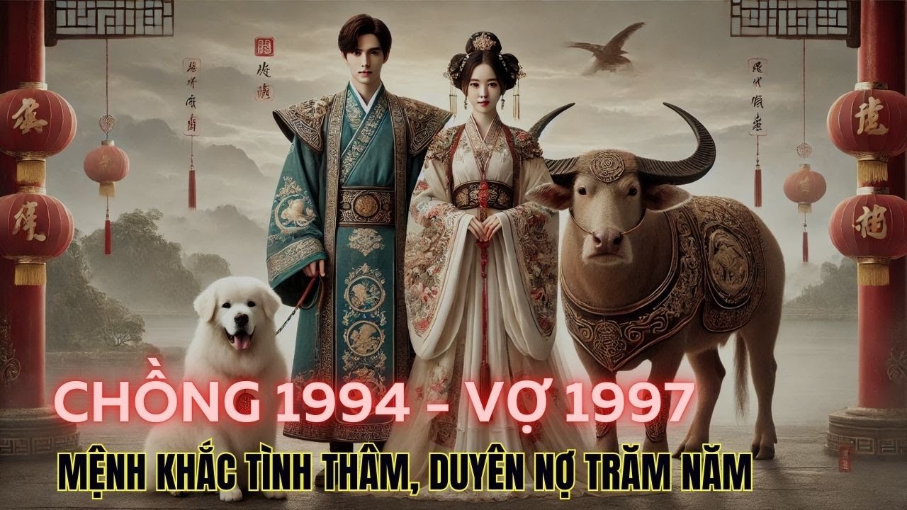 🐕🐂 Chồng 1994 Vợ 1997 Có Hợp Nhau Không? Xem tuổi kết hôn vợ chồng