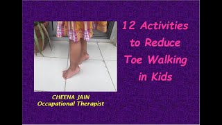 12 Activities to reduce TOE WALKING in kids/ active calf muscle stretching exercises screenshot 4