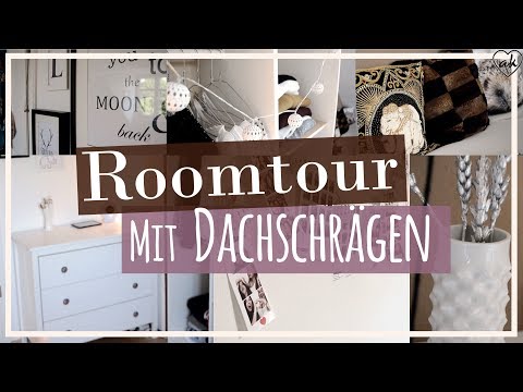 Zimmer mit DACHSCHRÄGEN! Zimmer meiner Freundin | Einrichtung, Deko | ♥ANNA KAISER♥