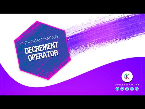 Decrement Operators In C Programming