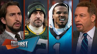 Packers Pres. on Aaron Rodgers move to Jets, Cam Newton attempts comeback | NFL | FIRST THINGS FIRST