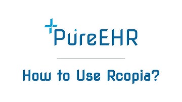 How to use Rcopia in PureEHR?