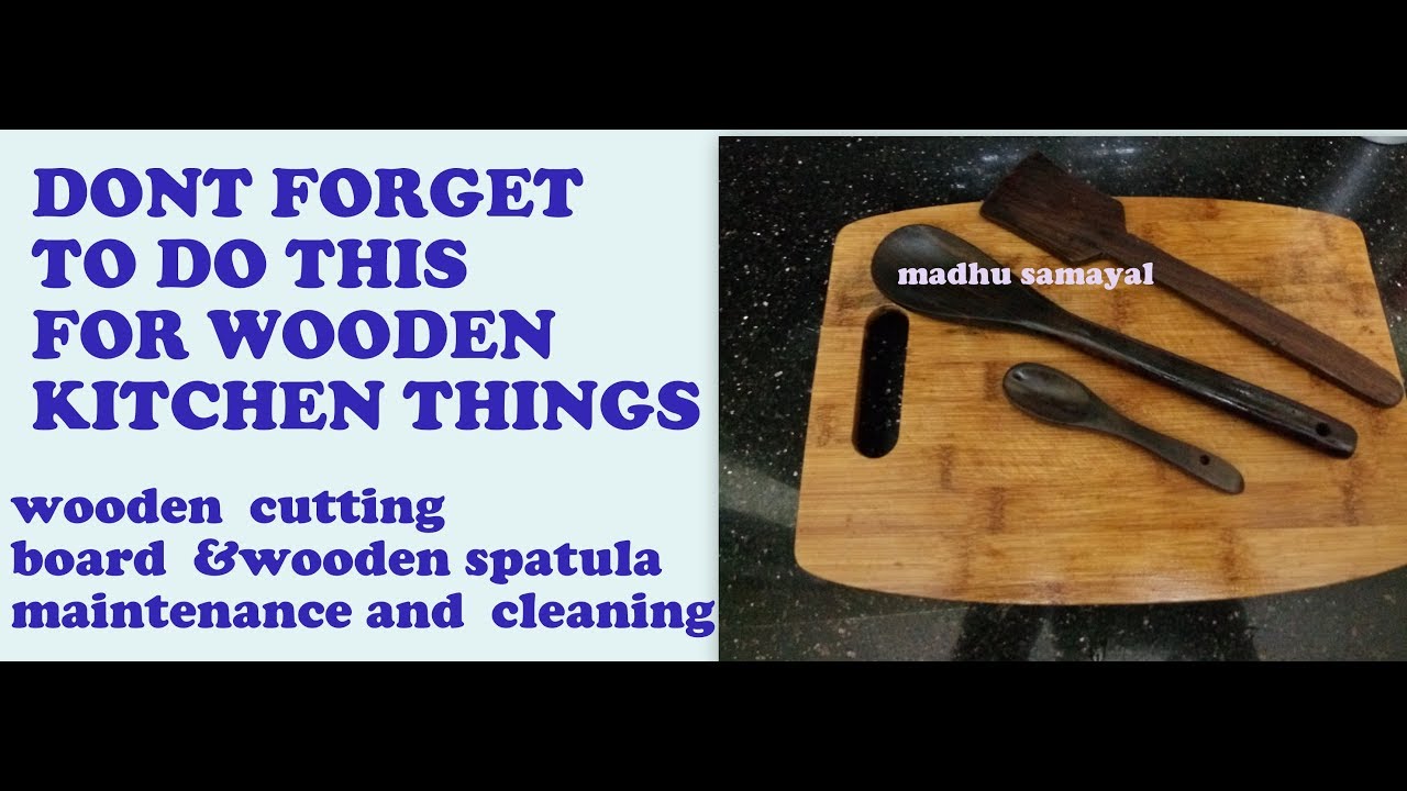 Wooden cutting board cleaning & maintenance YouTube