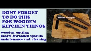 HERE IS HOW YOU SHOULD DO DAILY CLEANING OF WOODEN CUTTING BOARD/ WOODEN CHOPPING BOARD AND 